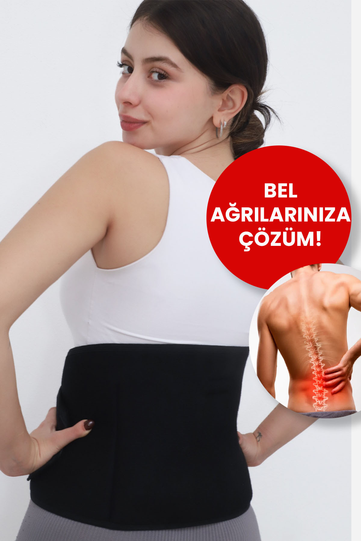 TermoJel Hediyeli Sezeryan Ameliyat Sonrası Lohusa Bel Karın Korsesi Doğum Sonrası Toparlayıcı Korse - Görsel 2