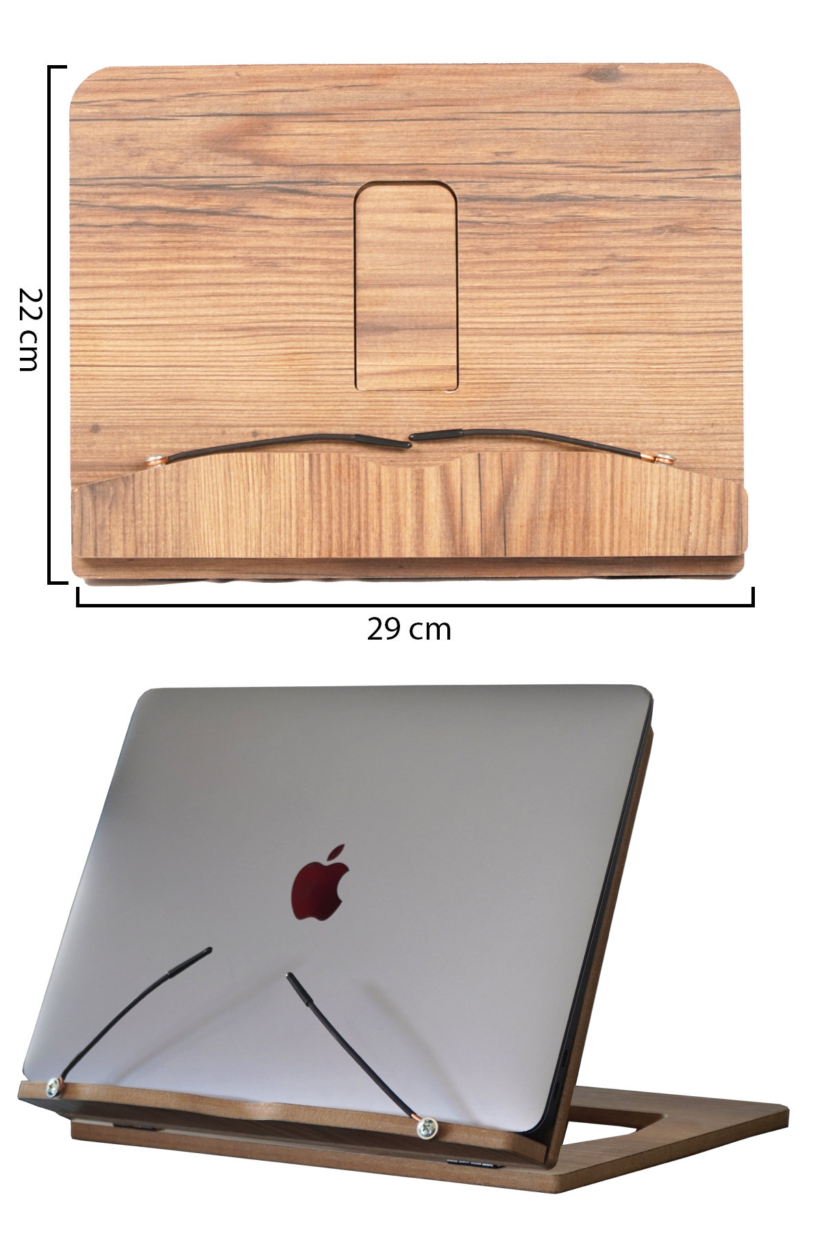 Kitap Okuma Standı ŞEFFAF SAYFA TUTUCU APARATLI Katlanabilen Portatif Laptop Tablet Telefon Standı - Görsel 7