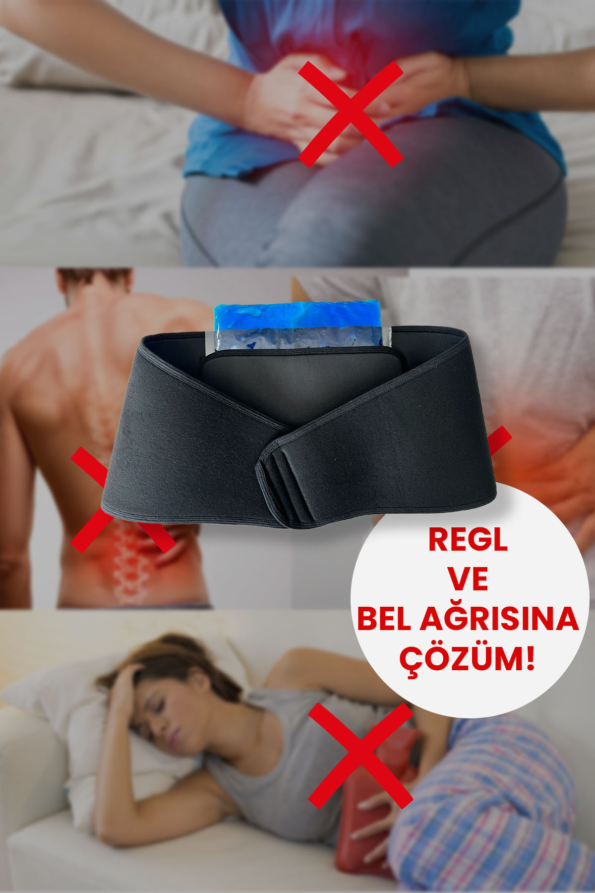 TermoJel Hediyeli Sezeryan Ameliyat Sonrası Lohusa Bel Karın Korsesi Doğum Sonrası Toparlayıcı Korse - Görsel 3