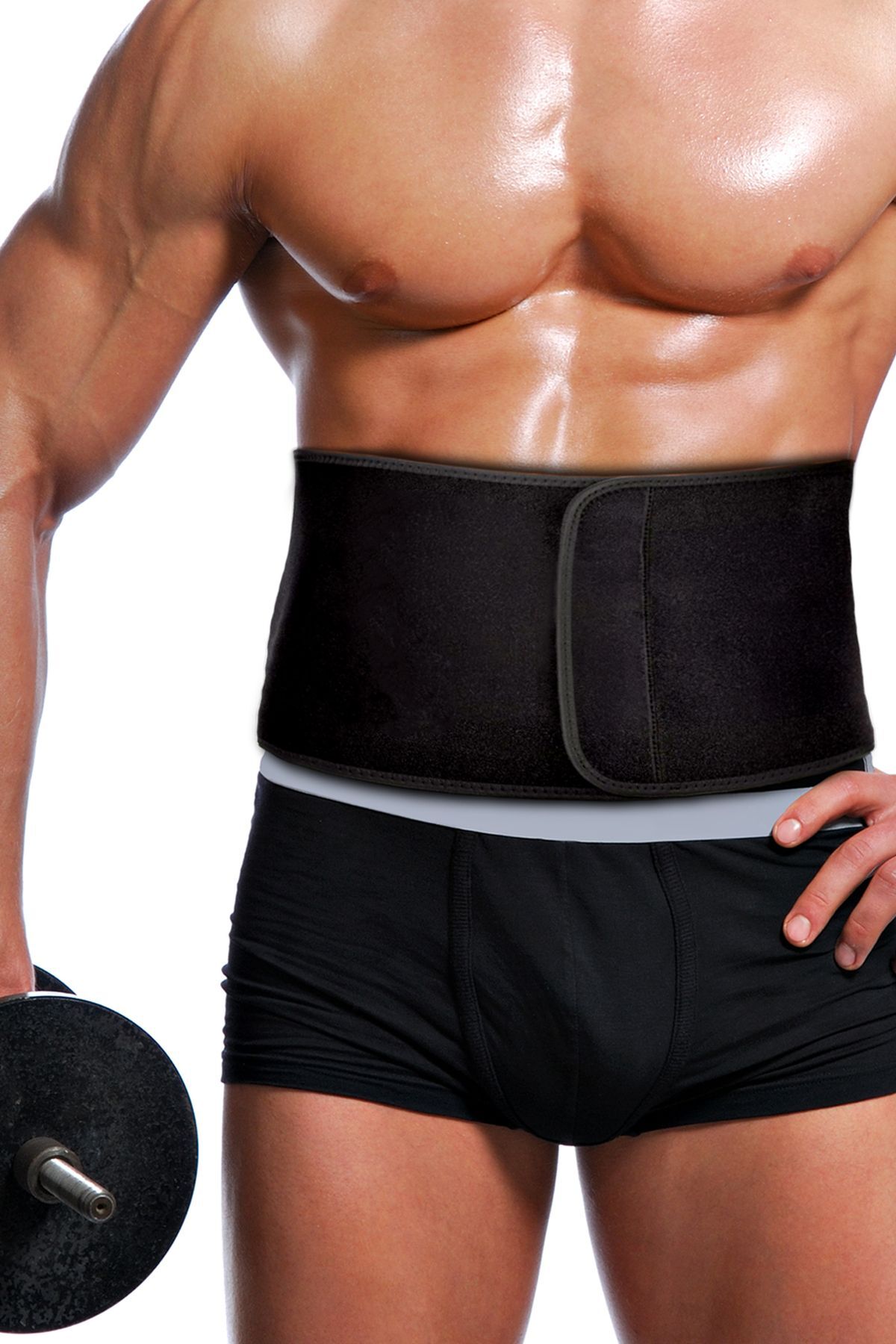 Zayıflama Korsesi Unisex Bel Göbek Inceltici Şekillendirici Yağ Yakıcı Terletici Sauna Kemer - Görsel 7